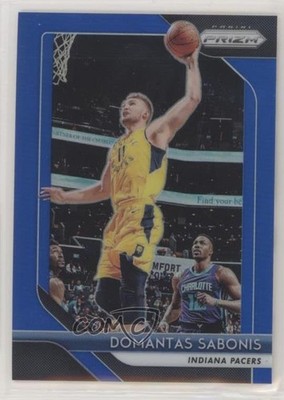 2018-19 Panini Prizm Blue Prizm 106/199 Domantas Sabonis #174 6x0