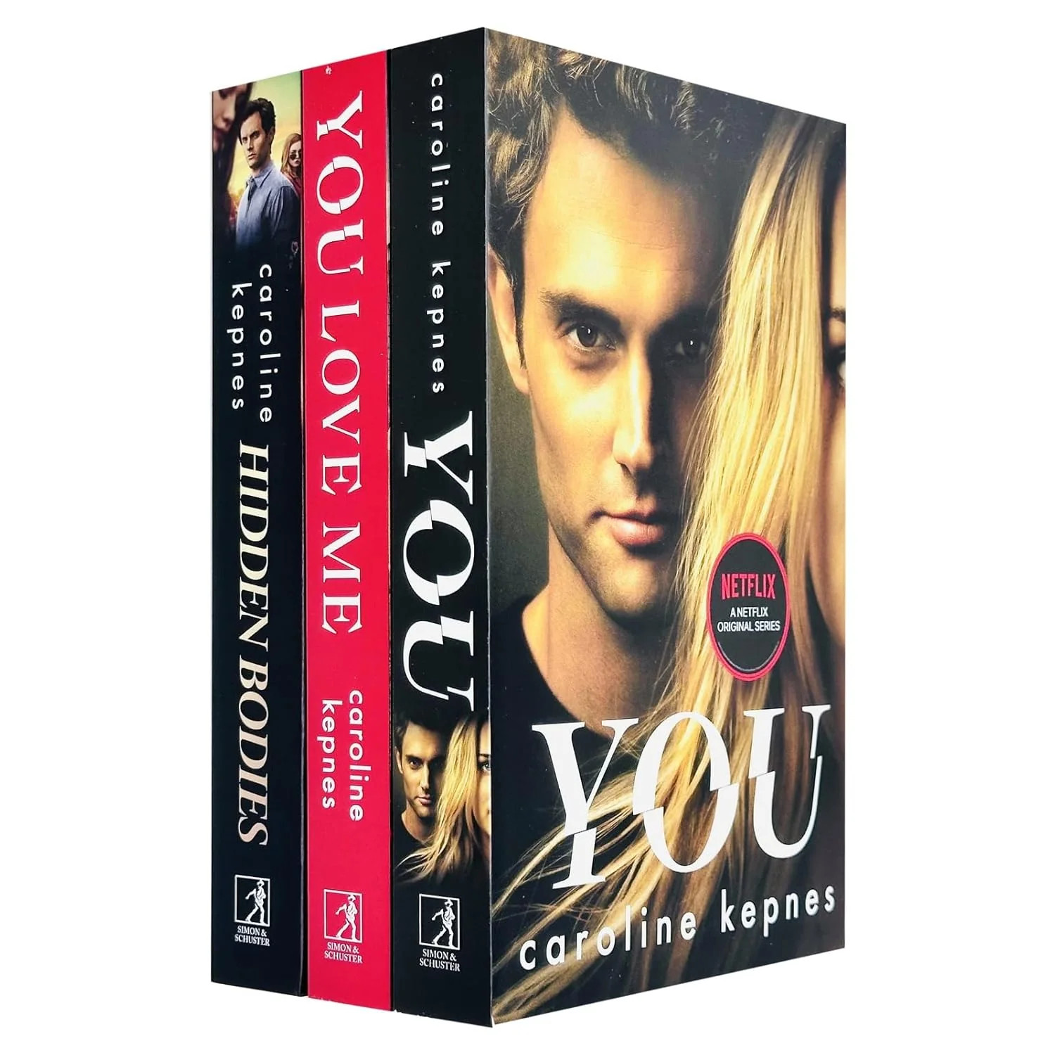 Caroline Kepnes Collection 3 Books Set- You, Hidden Bodies, You Love Me NEW