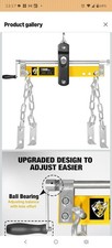 Yellow Jacket Engine Hoist Shop Crane Engine Leveler 1500lbs Steel With Ball Bea Yellow Jacket Engine Hoist Shop Crane Engine Leveler 1500lbs Steel With Ball Bea