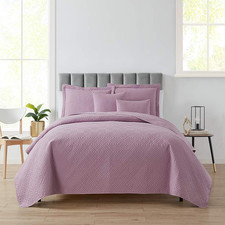 Clara Clark Quilts Twin Size - All Season Bedspread Coverlet Set Pinsonic Weave
