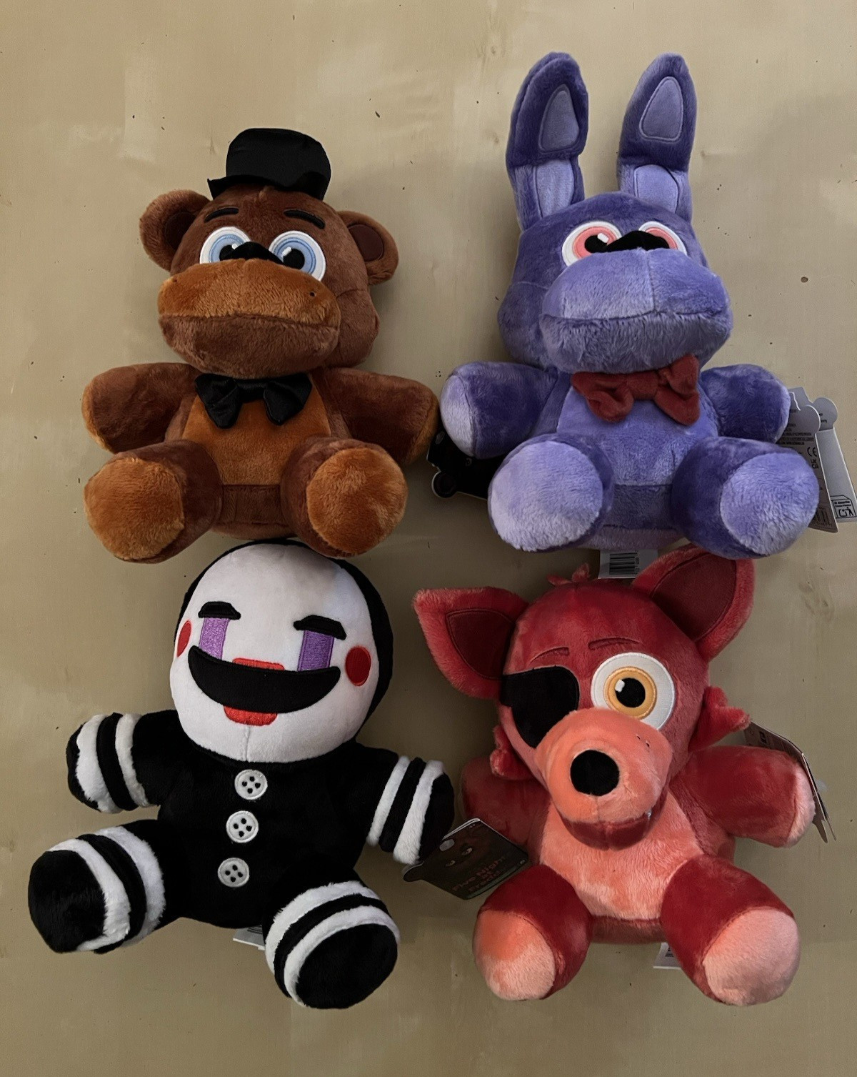 Five Nights At Freddys Freddy Foxy Bonnie Marionette Plush Figure Jazwares Core