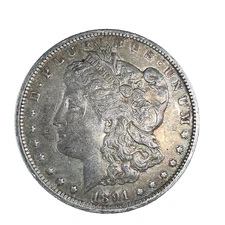 1891 O Morgan Dollar  VF- Very Fine  90% Silver $1 US Coin # 2211