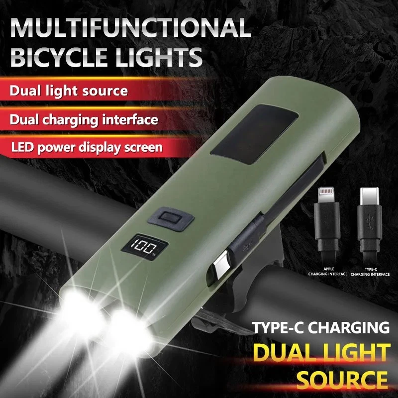 2025 NEW Bike Lights Front LED Torch 1000LM Super Bright 22 Hrs Rechargeable - Image 3 of 4