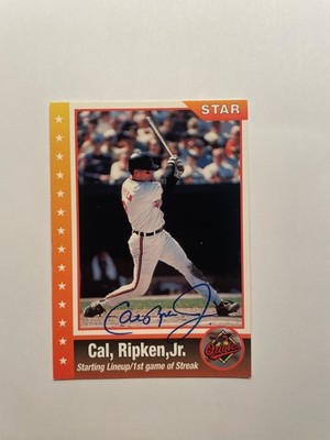 Cal Ripken Jr. - AUTO /995 - Ken Goldin Score Board COA