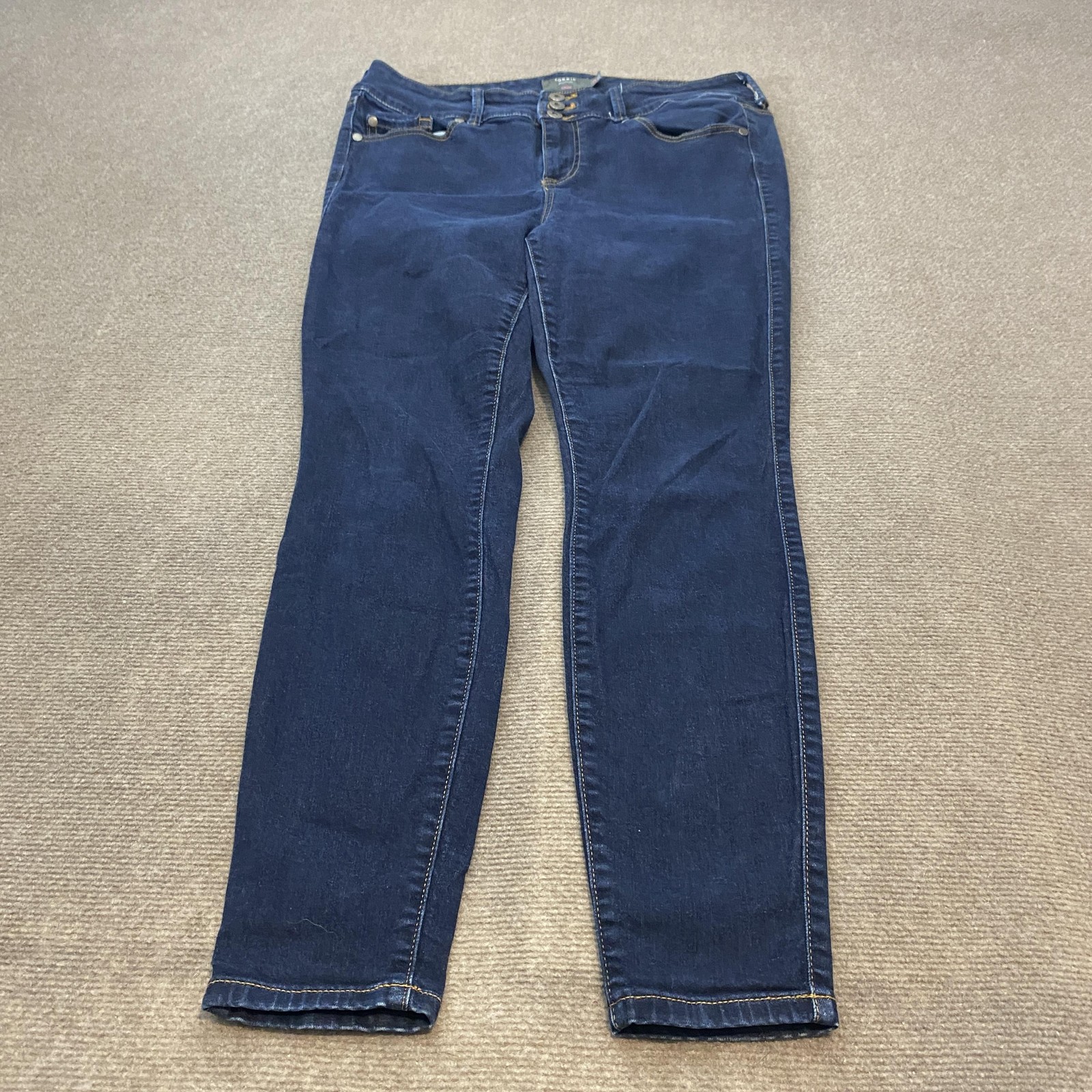 Torrid Jegging Pants Womens 14R Dark Wash Super Soft Skinny Denim Jeans