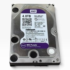 WD Purple 4TB 3.5” SATA Surveillance HDD WD40PURX 64MB Cache 100% Health