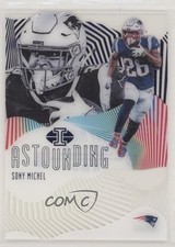 2019 Panini Illusions Astounding Blue 182/299 Sony Michel #AST-SM x5u