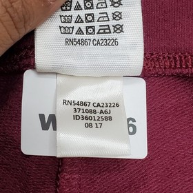 PINK Victoria's Secret Women Activewear Pants M Burgundy Graphic PINK NATION