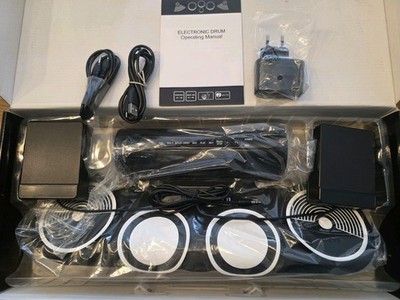 Electronic Drum Kit mit Built-in Speakers Digitales Schlagzeug Set NEU
