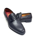 BRUNO MAGLI MEN'S ROBERTO LEATHER SLIP ON LOAFER SHOES BLACK  SIZE 10.5 M