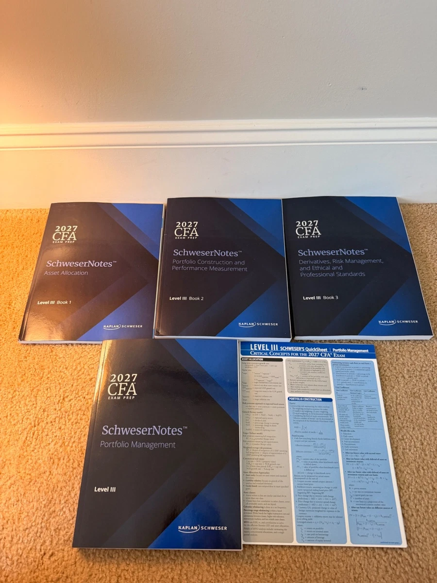 Cfa Level 3 Notes for sale | eBay
