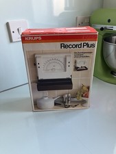 Krups Record Plus-never Used-no Rust-fully Functional Condition See Photos