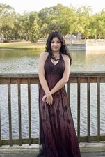 Vintage 90  S Whimsical Beaded Prom Dress