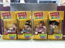 4 Coca-Cola Kids, Vintage Ertl Nichole, Lauren, Samantha And Carmen Open Boxes