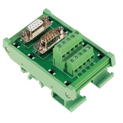 DB9-MG6 DIN-Schienenmontage-Schnittstellenmodul Stecker/Buchse Boar D