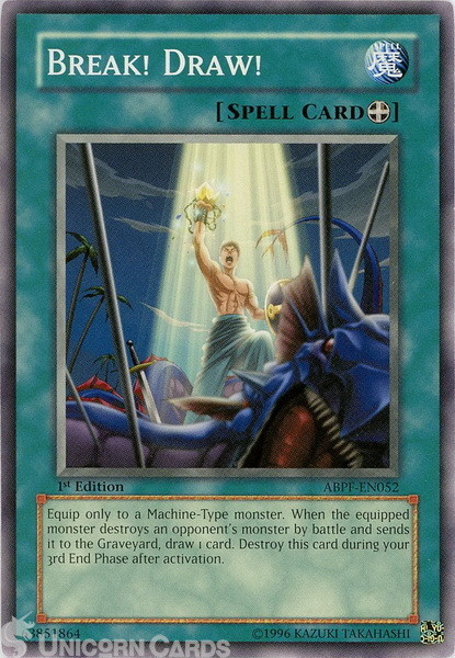 ABPF-EN052 Break! Draw! Common 1st Edition Mint Yu-Gi-Oh! Card