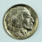 1916 Buffalo Nickel Lustrous Uncirculated BU UNC Indian Head 5c Coin