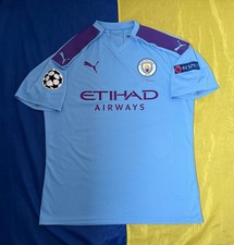 MANCHESTER CITY 2019 2020 HOME SOCCER JERSEY FOOTBALL SHIRT PUMA Sz. L