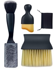 Car Detailing Brush Set Ultra Soft Boars Hair Interior Detailing...