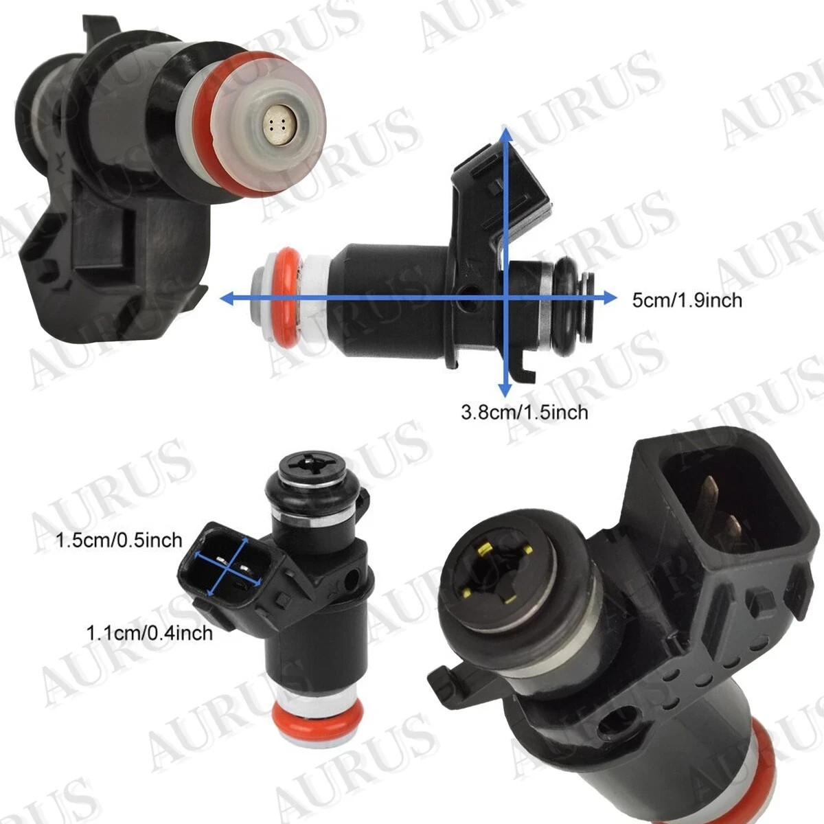 Honda OEM Set of 4 Fuel Injectors PCS for 2001-2005 CIVIC 1.7L 2001-2005 Acura EL D17A1 thumbnail 5