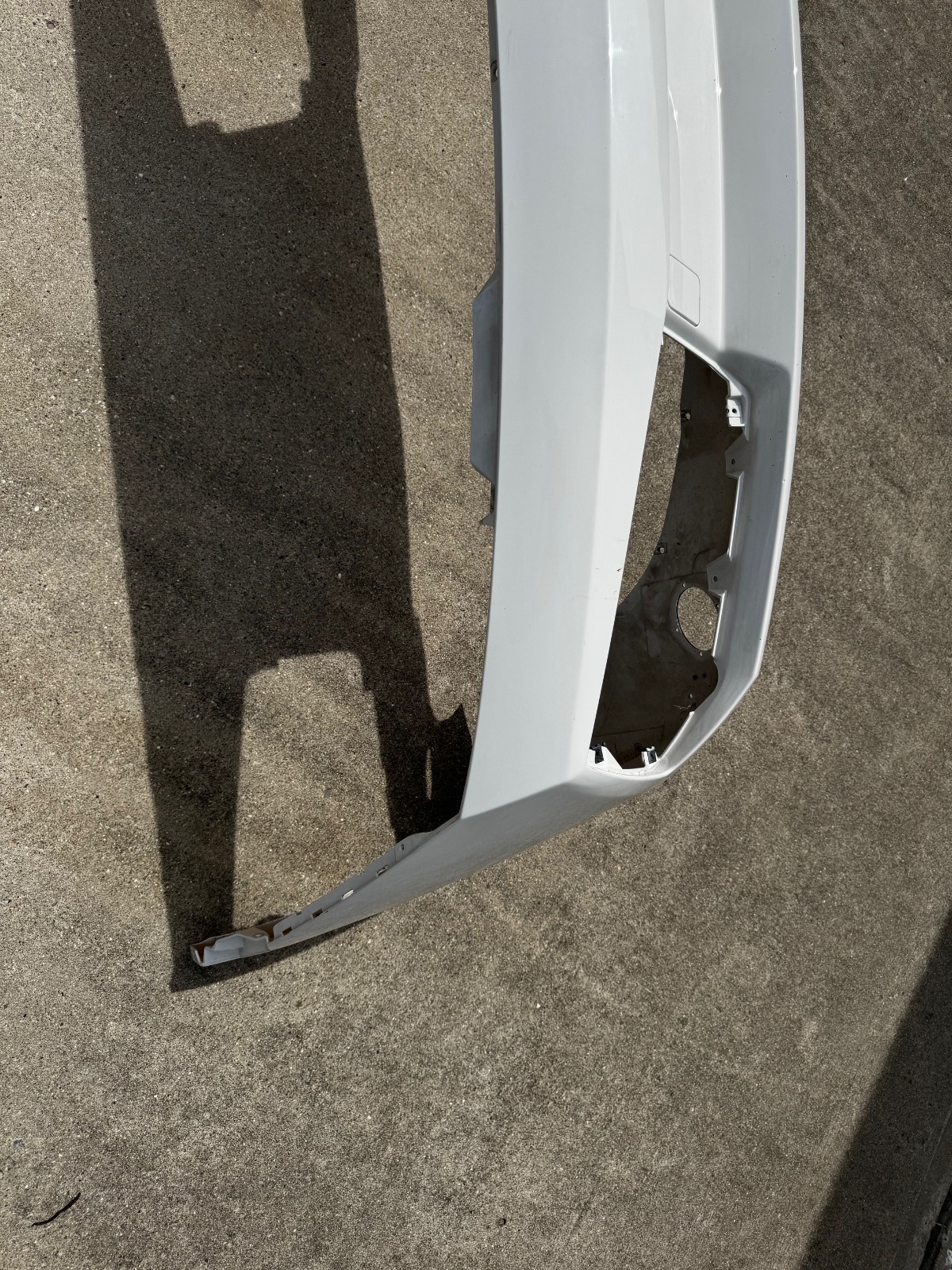Lamborghini Gallardo Coupe, Spyder, Front Bumper Cover, P/N 400807437 OEM White