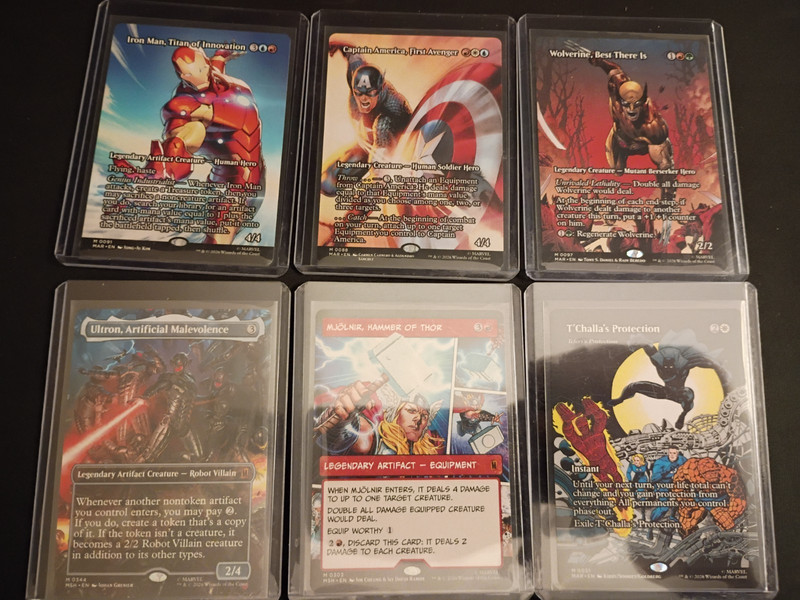 Marvel Super Heroes Magic The Gathering Mythic Ultron Wolverine Iron Man Thor