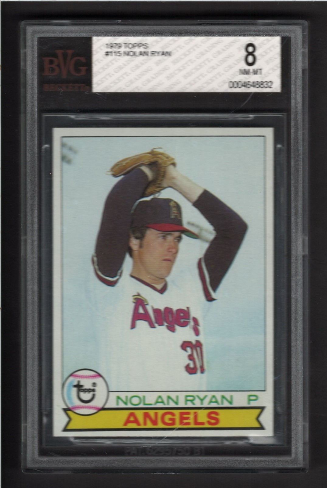 1979 Topps #115 Nolan Ryan BVG 8 NM-MINT GORGEOUS BEAUTY OF HALL OF FAMER