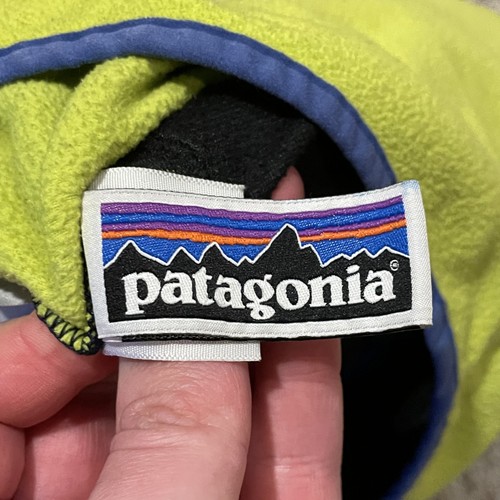 Patagonia Baby Micro D Snap T Fleece Jacket 3T Full Zip Hoodie Blue Green - Picture 8 of 8