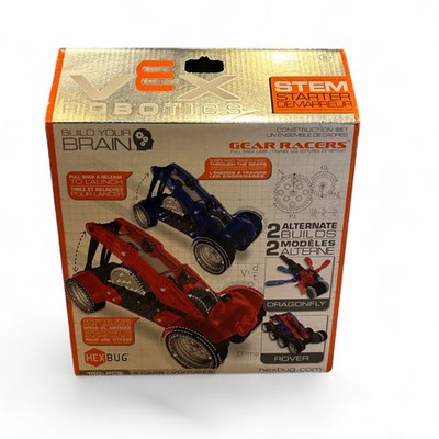 NIB Hexbug VEX Robotics Gear Racers Pull Back Cars 180+ Pcs 406-4200 New Sealed