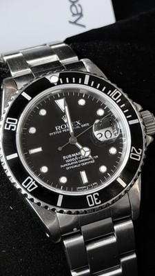Rolex Submariner Date 16800 Black Dial Automatic Stainless Steel Circa 1984
