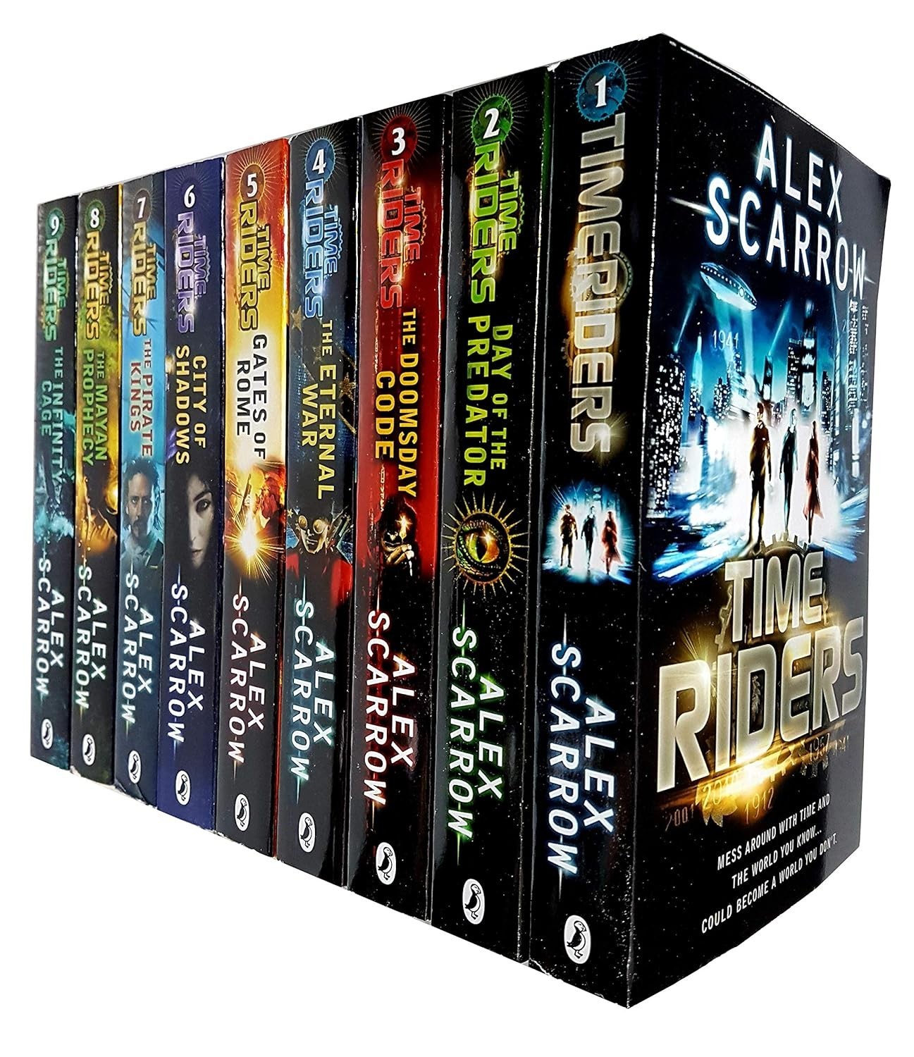 Alex Scarrow Unisex Timeriders 9-Book Time Travel Collection Set By - Young Adult - Paperback - Image 3