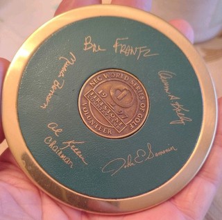 Vintage 1997 World Series Of Golf Firestone Country Club Paperweight