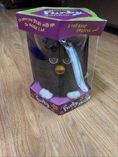 Vintage Furby 1998 Tiger Electronics Model 70-800 Black Brown Eyes Sealed Box