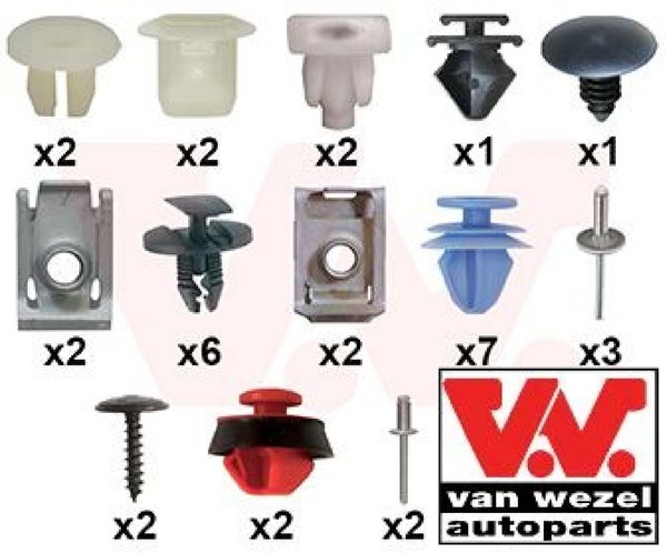 VAN Wezel 0984796 Montagesatz FüR KotflüGel FüR Citroen-image
