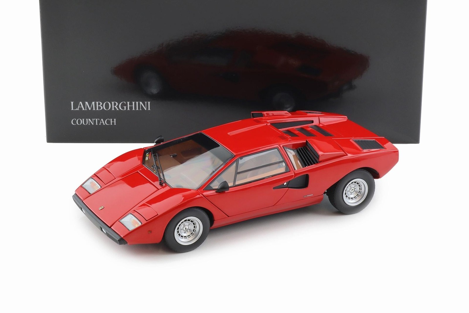 Kyosho 1:18 Lamborghini Countach LP 400 Coupe Red Metal KS08321RT