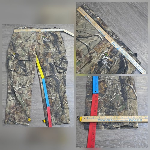 Bone Collector Scent Blocer Shield Realtree Camo Cargo Pants 11 Pockets Mens 2XL - Picture 15 of 20