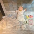 Cabbage Patch Kids Preemie doll Pacifier extra outfit certificate