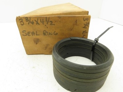 V-Packing Chevron Rubber Fabric Seal Split Ring 3-3/4''x 4-1/2''  Lot of 10
