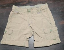 REI Girls Nylon Adjustable Hiking Shorts Size 8 Olive Green