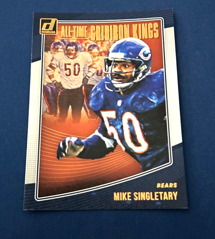 2018 Donruss Football Mike Singletary All Time Gridiron Kings Insert #AGK-21 NM