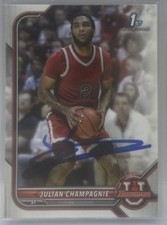 2021-22 Bowman University - Julian Champagnie Signed Autograph Authentic