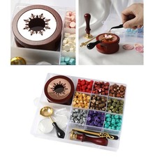 Wax Seal Kit Sealing Wax Beads Kit DIY Wax Beads for Crafts Decoration D