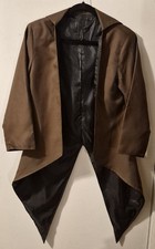 Brown Steampunk Tailcoat Jacket, Costume, Cosplay, with long Tailcoats Kids XL