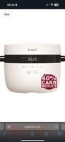 Instant 12 Cup Rice & Grain Cooker 2.8L Instant Pot Steamer with Carb Reducing