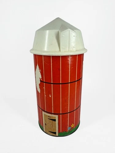 Vintage Fisher Price Little People Silo #2501 Farm Accessory 1986