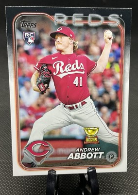 2024 Topps #214 Andrew Abbott RC - Cincinnati Reds