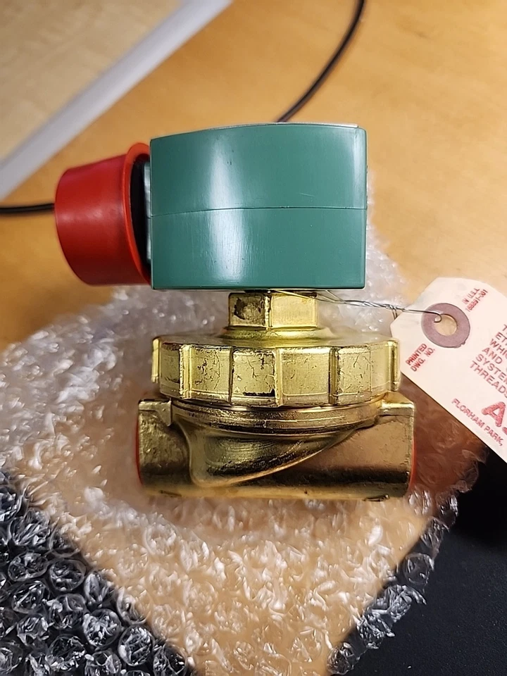 Electroválvula ASCO SU8220G409 3/4 pulgadas NPT 120V 60Hz Foto 2 de 3