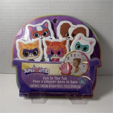 Disney Jr. Super Kitties Fun In The Tub 6 Foam Pieces Bath Toy