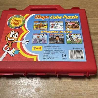 Chupa Chups - Chupa Würfel Puzzle um die Welt mit Chupa Chups 6 in einem. Selten