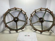 PAIR OF WHEEL RIMS CAGES HOE MOTOR CULTIVATOR WEEDER (AT931)